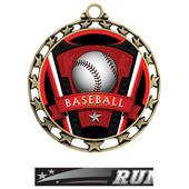 Hasty Award Baseball Varsity Insert Medal M-4401 Hasty Award Baseball Varsity Insert Medal M-4401