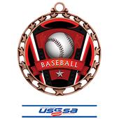 Hasty Award Baseball Varsity Insert Medal M-4401 Hasty Award Baseball Varsity Insert Medal M-4401