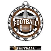 Hasty Award Football All-Star Insert Medal M-4401 Hasty Award Football All-Star Insert Medal M-4401