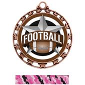 Hasty Award Football All-Star Insert Medal M-4401 Hasty Award Football All-Star Insert Medal M-4401