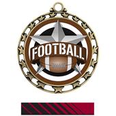 Hasty Award Football All-Star Insert Medal M-4401 Hasty Award Football All-Star Insert Medal M-4401