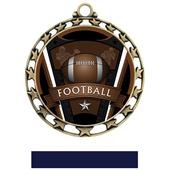 Hasty Award Football Varsity Insert Medal M-4401 Hasty Award Football Varsity Insert Medal M-4401