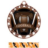 Hasty Award Football Varsity Insert Medal M-4401 Hasty Award Football Varsity Insert Medal M-4401
