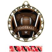 Hasty Award Football Varsity Insert Medal M-4401 Hasty Award Football Varsity Insert Medal M-4401
