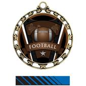 Hasty Award Football Varsity Insert Medal M-4401 Hasty Award Football Varsity Insert Medal M-4401