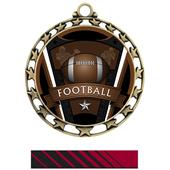 Hasty Award Football Varsity Insert Medal M-4401 Hasty Award Football Varsity Insert Medal M-4401