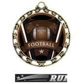 Hasty Award Football Varsity Insert Medal M-4401 Hasty Award Football Varsity Insert Medal M-4401