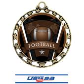 Hasty Award Football Varsity Insert Medal M-4401 Hasty Award Football Varsity Insert Medal M-4401