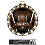 Hasty Award Football Varsity Insert Medal M-4401 Hasty Award Football Varsity Insert Medal M-4401