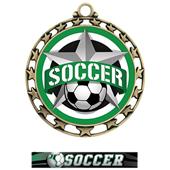 Hasty Award Soccer All-Star Insert Medal M-4401 Hasty Award Soccer All-Star Insert Medal M-4401