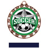 Hasty Award Soccer All-Star Insert Medal M-4401