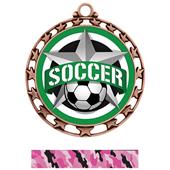 Hasty Award Soccer All-Star Insert Medal M-4401 Hasty Award Soccer All-Star Insert Medal M-4401