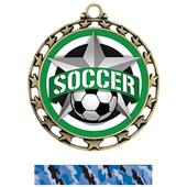 Hasty Award Soccer All-Star Insert Medal M-4401 Hasty Award Soccer All-Star Insert Medal M-4401