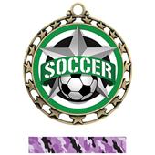 Hasty Award Soccer All-Star Insert Medal M-4401 Hasty Award Soccer All-Star Insert Medal M-4401