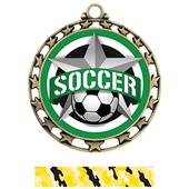 Hasty Award Soccer All-Star Insert Medal M-4401 Hasty Award Soccer All-Star Insert Medal M-4401