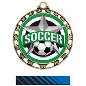 Hasty Award Soccer All-Star Insert Medal M-4401 Hasty Award Soccer All-Star Insert Medal M-4401