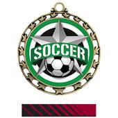 Hasty Award Soccer All-Star Insert Medal M-4401 Hasty Award Soccer All-Star Insert Medal M-4401