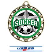 Hasty Award Soccer All-Star Insert Medal M-4401 Hasty Award Soccer All-Star Insert Medal M-4401