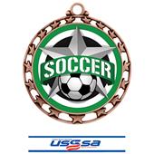 Hasty Award Soccer All-Star Insert Medal M-4401 Hasty Award Soccer All-Star Insert Medal M-4401