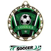 Hasty Award Soccer Varsity Insert Medal M-4401 Hasty Award Soccer Varsity Insert Medal M-4401