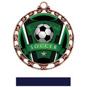 Hasty Award Soccer Varsity Insert Medal M-4401