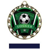 Hasty Award Soccer Varsity Insert Medal M-4401 Hasty Award Soccer Varsity Insert Medal M-4401
