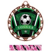 Hasty Award Soccer Varsity Insert Medal M-4401 Hasty Award Soccer Varsity Insert Medal M-4401