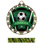 Hasty Award Soccer Varsity Insert Medal M-4401 Hasty Award Soccer Varsity Insert Medal M-4401