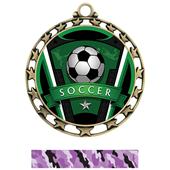 Hasty Award Soccer Varsity Insert Medal M-4401 Hasty Award Soccer Varsity Insert Medal M-4401