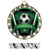 Hasty Award Soccer Varsity Insert Medal M-4401 Hasty Award Soccer Varsity Insert Medal M-4401