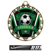 Hasty Award Soccer Varsity Insert Medal M-4401 Hasty Award Soccer Varsity Insert Medal M-4401