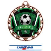Hasty Award Soccer Varsity Insert Medal M-4401 Hasty Award Soccer Varsity Insert Medal M-4401