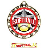 Hasty Award Softball All-Star Insert Medal M-4401 Hasty Award Softball All-Star Insert Medal M-4401