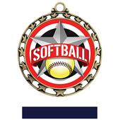 Hasty Award Softball All-Star Insert Medal M-4401 Hasty Award Softball All-Star Insert Medal M-4401