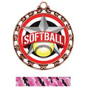 Hasty Award Softball All-Star Insert Medal M-4401 Hasty Award Softball All-Star Insert Medal M-4401