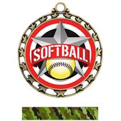 Hasty Award Softball All-Star Insert Medal M-4401 Hasty Award Softball All-Star Insert Medal M-4401