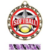 Hasty Award Softball All-Star Insert Medal M-4401 Hasty Award Softball All-Star Insert Medal M-4401