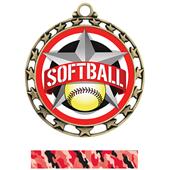 Hasty Award Softball All-Star Insert Medal M-4401 Hasty Award Softball All-Star Insert Medal M-4401