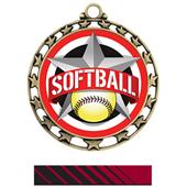 Hasty Award Softball All-Star Insert Medal M-4401 Hasty Award Softball All-Star Insert Medal M-4401
