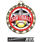 Hasty Award Softball All-Star Insert Medal M-4401 Hasty Award Softball All-Star Insert Medal M-4401