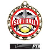 Hasty Award Softball All-Star Insert Medal M-4401 Hasty Award Softball All-Star Insert Medal M-4401