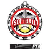 Hasty Award Softball All-Star Insert Medal M-4401 Hasty Award Softball All-Star Insert Medal M-4401