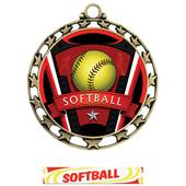 Hasty Award Softball Varsity Insert Medal M-4401 Hasty Award Softball Varsity Insert Medal M-4401