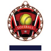 Hasty Award Softball Varsity Insert Medal M-4401 Hasty Award Softball Varsity Insert Medal M-4401