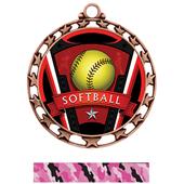 Hasty Award Softball Varsity Insert Medal M-4401 Hasty Award Softball Varsity Insert Medal M-4401