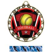 Hasty Award Softball Varsity Insert Medal M-4401 Hasty Award Softball Varsity Insert Medal M-4401
