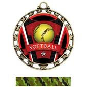 Hasty Award Softball Varsity Insert Medal M-4401 Hasty Award Softball Varsity Insert Medal M-4401