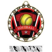Hasty Award Softball Varsity Insert Medal M-4401 Hasty Award Softball Varsity Insert Medal M-4401