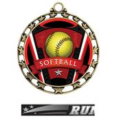 Hasty Award Softball Varsity Insert Medal M-4401 Hasty Award Softball Varsity Insert Medal M-4401