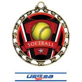 Hasty Award Softball Varsity Insert Medal M-4401 Hasty Award Softball Varsity Insert Medal M-4401